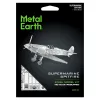 Metal Earth Supermarine Spitfire vadászrepülőgép - lézervágott acél makettező szett