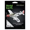 Metal Earth P-51D Mustang Sweet Arlene vadászrepülőgép - lézervágott acél makettező szett