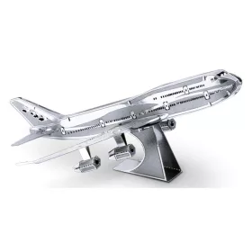   Metal Earth Boeing 747 repülőgép - lézervágott acél makettező szett