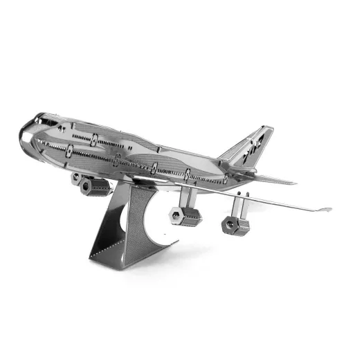 Metal Earth Boeing 747 repülőgép - lézervágott acél makettező szett