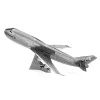 Metal Earth Boeing 747 repülőgép - lézervágott acél makettező szett