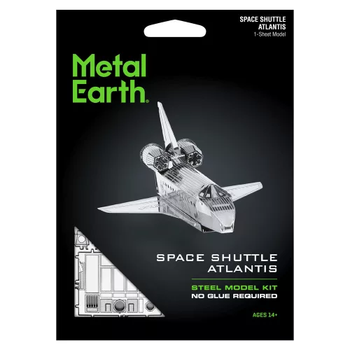 Metal Earth Atlantis űrsikló - lézervágott acél makettező szett