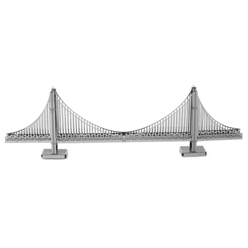 Metal Earth Golden Gate híd - lézervágott acél makettező szett