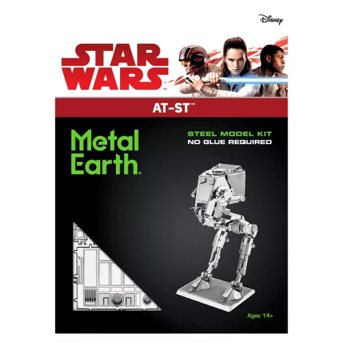 Metal Earth Star Wars AT-ST droid - lézervágott acél makettező szett
