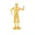 Metal Earth C-3PO arany - lézervágott acél makettező szett