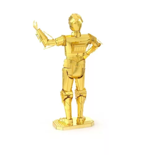 Metal Earth C-3PO arany - lézervágott acél makettező szett