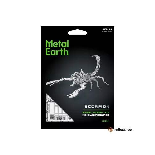 Metal Earth skorpió - lézervágott acél makettező szett