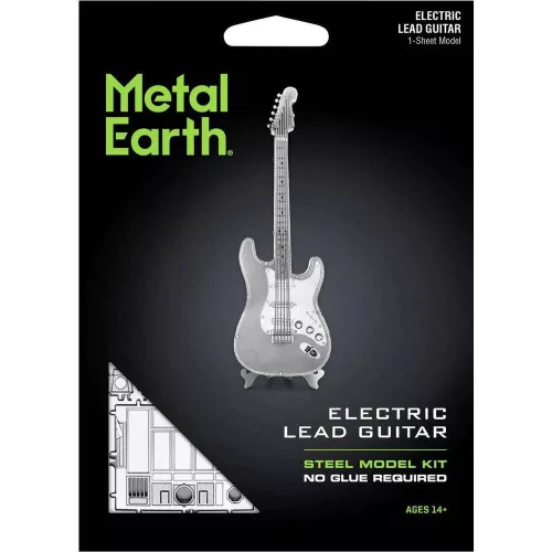 Metal Earth elektromos szóló gitár - lézervágott acél makettező szett