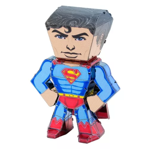 Metal Earth DC Igazság Ligája - Superman mini modell - lézervágott acél makettező szett