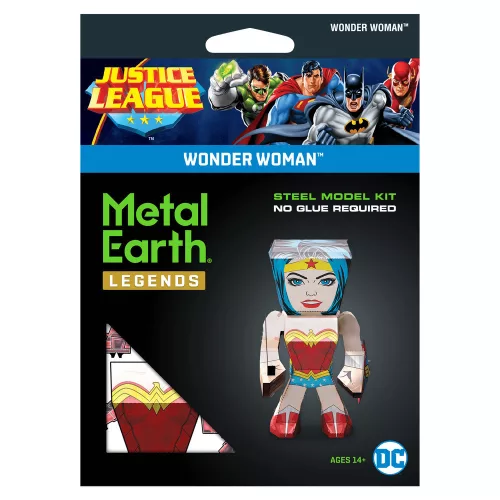 Metal Earth DC Igazság Ligája - Wonder Woman mini modell - lézervágott acél makettező szett