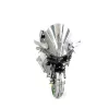 Metal Earth ICONX Kawasaki Ninja H2R (ezüst/zöld) - lézervágott acél makettező szett