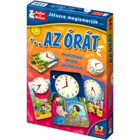 Játszva megismerjük az órát társasjáték
