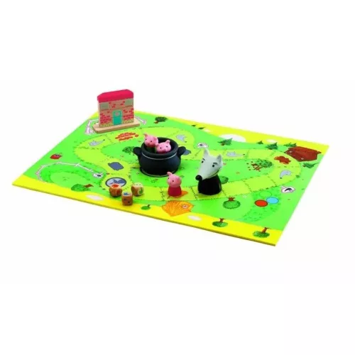 Djeco A három kismalac (Woolfy) társasjáték