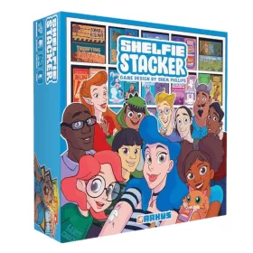 Shelfie Stacker társasjáték, angol nyelvű