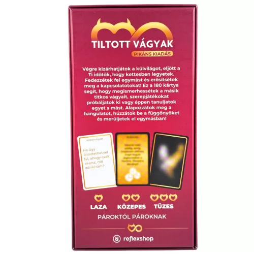 Tiltott vágyak: Pikáns kiadás felnőtt társasjáték