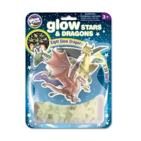   Glow Csillagok és sárkányok foszforeszkáló matrica szett