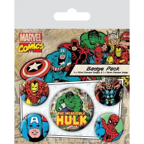 MARVEL COMICS (HULK) kitűző szett