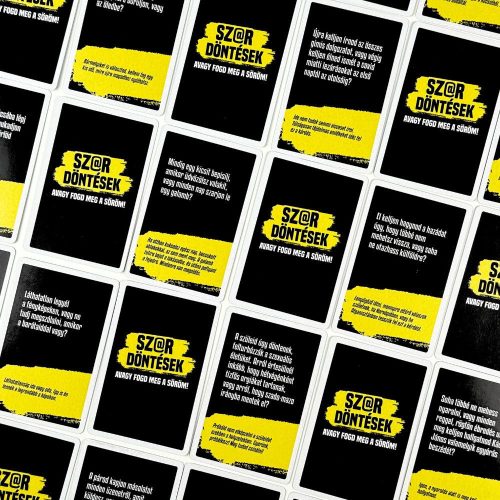 Sz@r döntések társasjáték