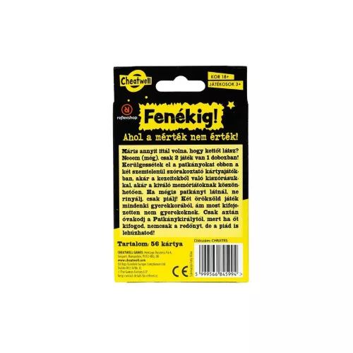 Fenékig! partijáték