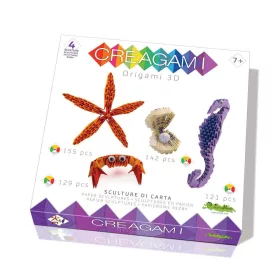   Creagami -3D origami készlet, Tengeri készlet 4 modellel (kicsi)