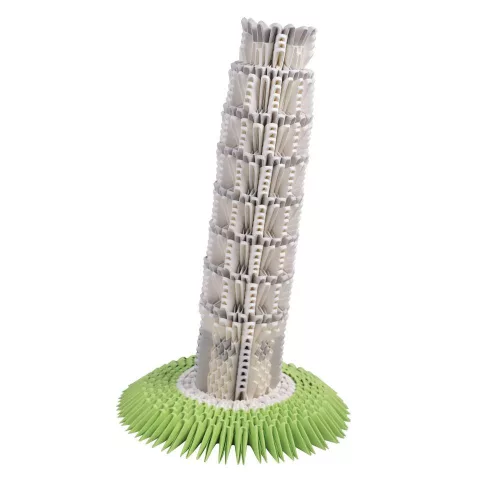 Creagami Art-3D origami készlet, Pisai ferde torony