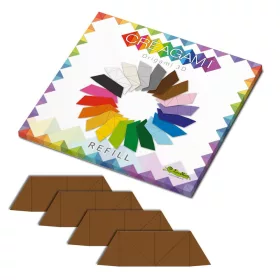 Creagami utántöltő 3D origami készlethez, dohány