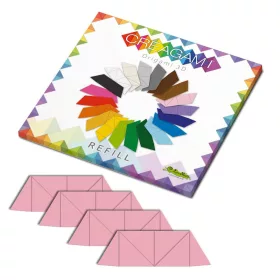 Creagami utántöltő 3D origami készlethez, pink
