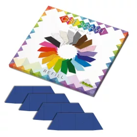 Creagami utántöltő 3D origami készlethez, porosz kék