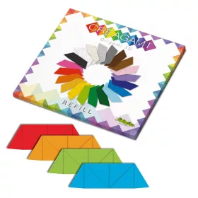   Creagami utántöltő , 3D origami készlethez, többszínű, zsírkréták