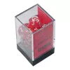 Chessex: Translucent Polyhedral - vörös és fehér dobókocka készlet