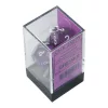 Chessex: Translucent Polyhedral - lila és fehér dobókocka készlet