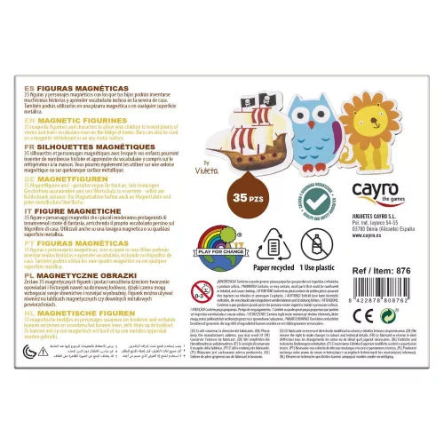 Mágneses figurák (36 db-os)