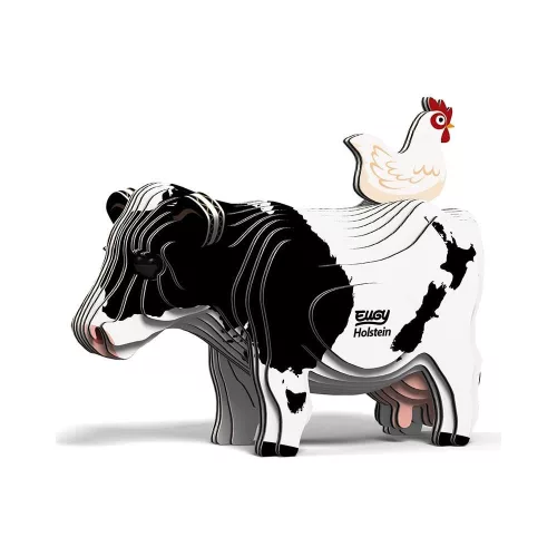 EUGY Holstein-fríz tehén 3D puzzle