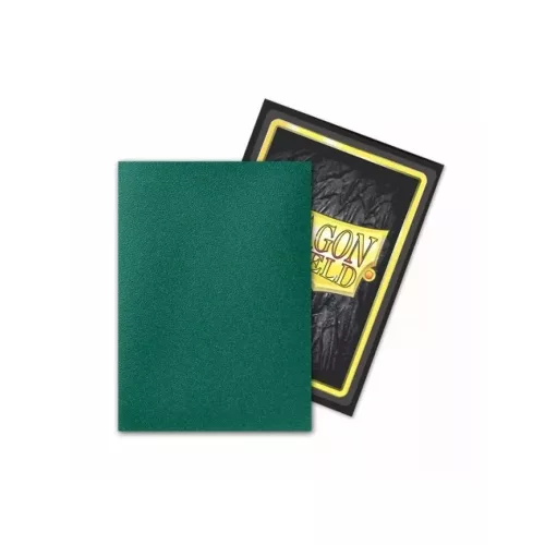 Dragon Shield Matte Metallic Green/ Power 63x88 kártyavédő
