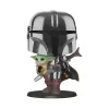 Funko POP! Jumbo: Star Wars - The Mandalorian - Mandalorian (chrome) figura #380