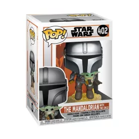   Funko POP! Star Wars: The Mandalorian - Mando Flying with Jet figura #402