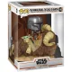 Funko POP! Deluxe: The Mandalorian - Mando on Bantha with Child figura