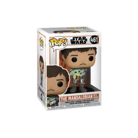   Funko POP! Star Wars: The Mandalorian - Mando Holding Child figura