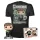 Funko Pop! & Tee: Star Wars The Mandalorian - Luke w/ Grogu figura és póló (XL)