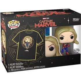   Funko Pocket Pop! & Tee: Marvel - Captain Marvel figura és póló (S)