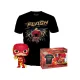 Funko Pocket Pop! & Tee: DC Comics - The Flash figura és póló (L)