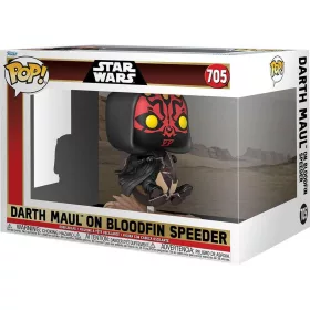   Funko POP! Rides DLX: Star Wars - Darth Maul on Bloodfin figura