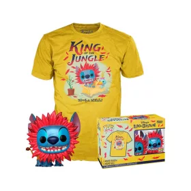   Funko POP! & Tee: Stitch Costume - Simba figura és póló (XL)