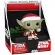 Funko POP! Edge-Sitter: Star Wars - Holiday Yoda figura