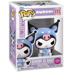 Funko POP! Sanrio: Kuromi - Kuromi as Baku (Flocked) figura