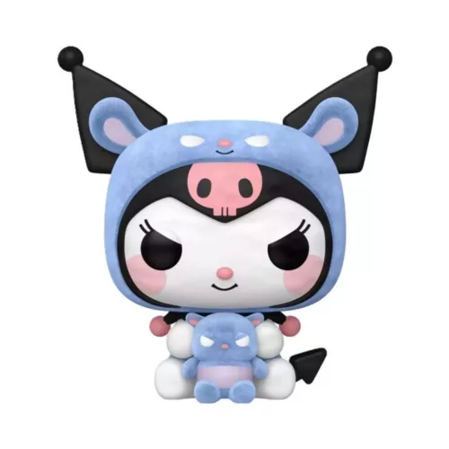 Funko POP! Sanrio: Kuromi - Kuromi as Baku (Flocked) figura