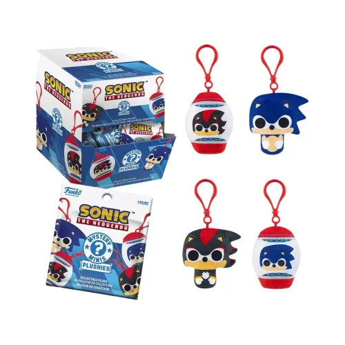 Funko POP! Plush Keychain: Sonic – 12 darabos Blind szett