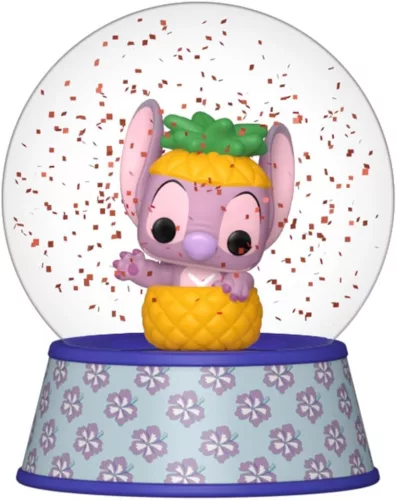 Funko Mini Glitter Globe Angel ananászban vinyl figura – Lilo & Stitch