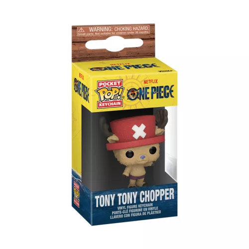 Funko POP Keychain: OP- Chopper w/Cotton Candy
