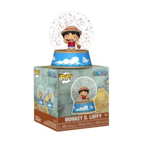   Funko One Piece Mini Glitter Globe hógömb – Monkey D. Luffy figura
